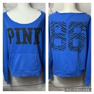 VS PINK Open Neck Everyday Lounge Sweatshirt
